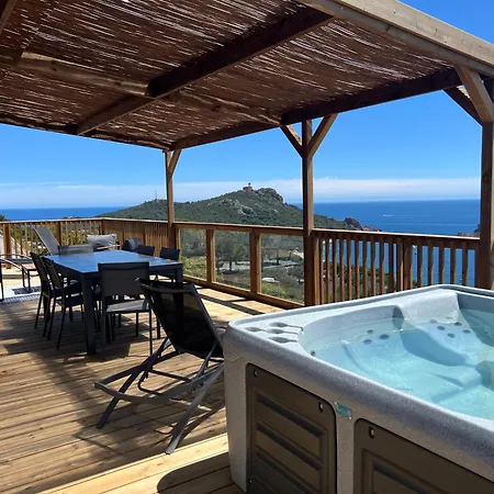 Camping Mobilhome Neuf Domaine 4 Etoiles Ile D'or Terrasse Et Jacuzzi Prive Vue Exceptionnelle